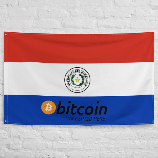 BTC Accepted Simple | Paraguay - Flag
