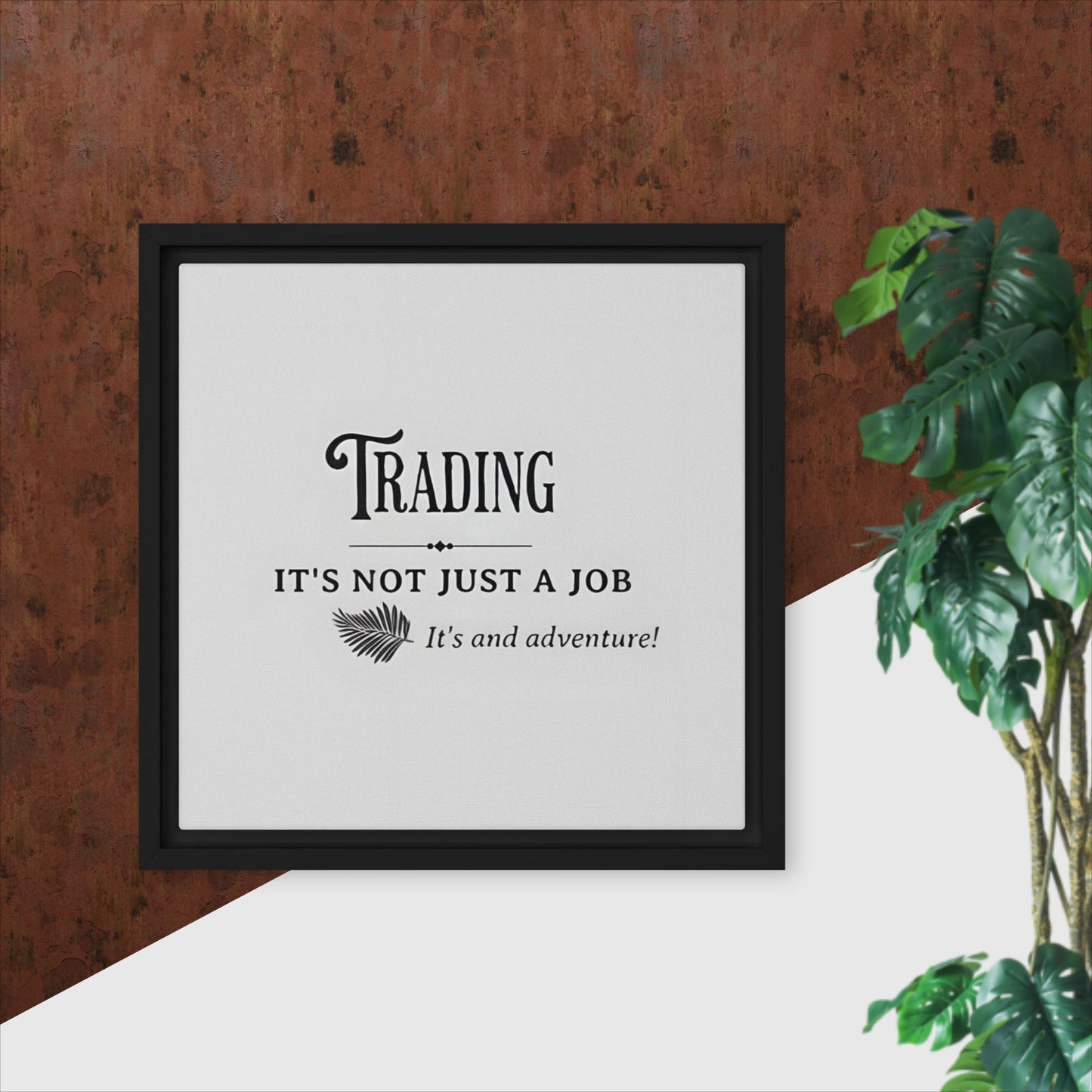 Trading - Framed Canvas