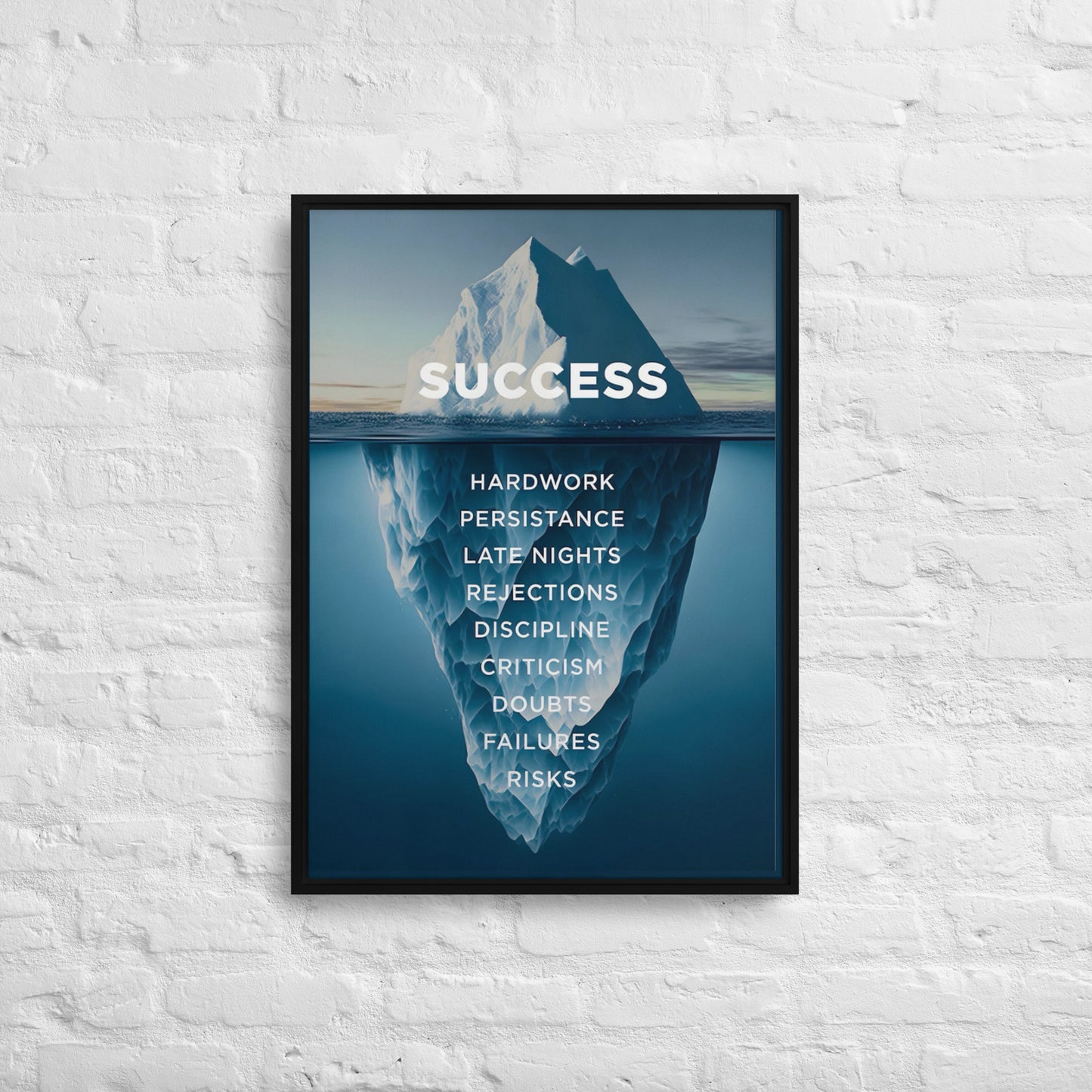 Success - Framed Canvas