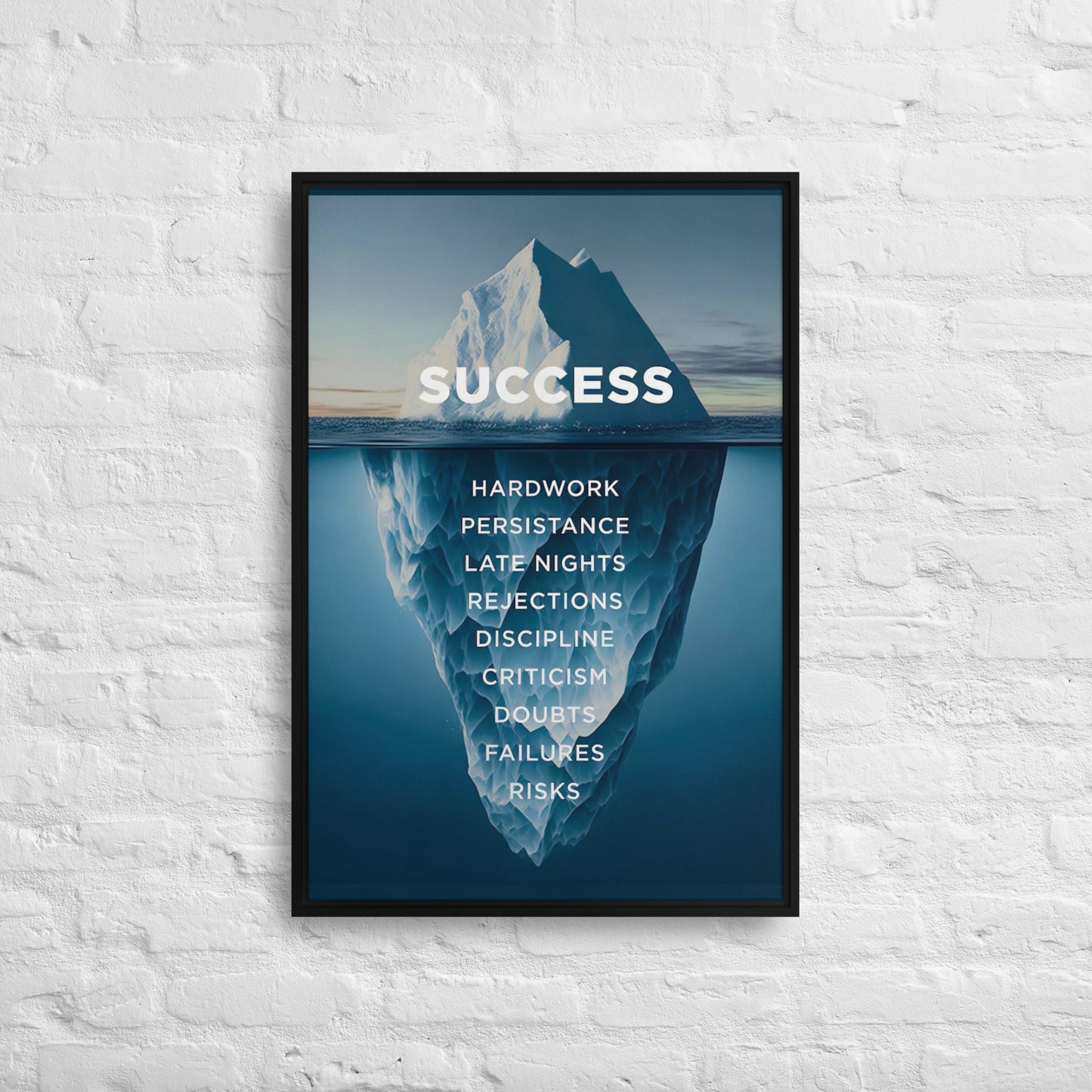 Success - Framed Canvas