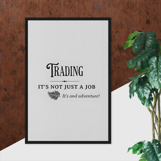 Trading - Framed Canvas