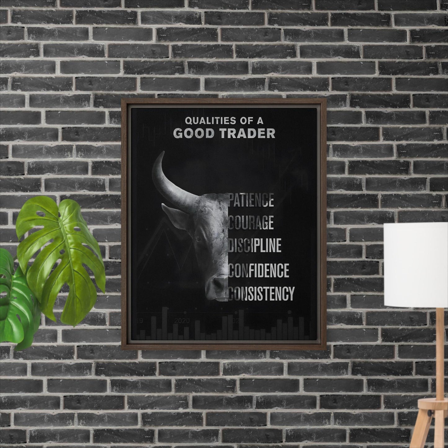 Qualities Trader - Framed Canvas