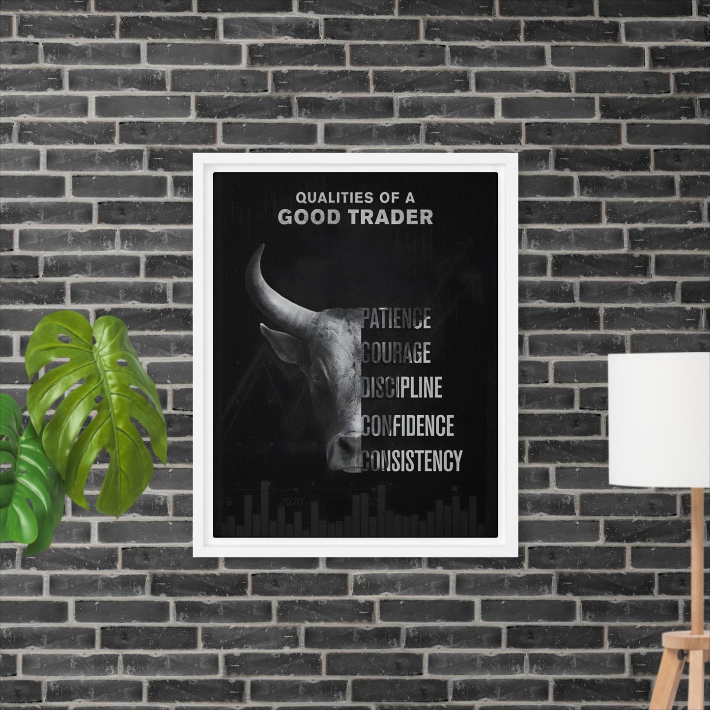 Qualities Trader - Framed Canvas