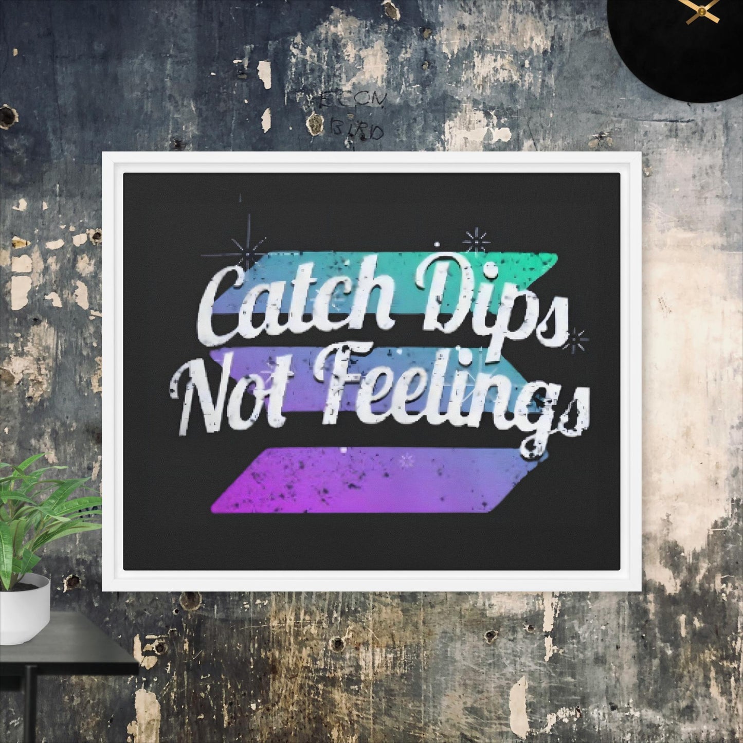 SOL Catch Dips - Framed Canvas