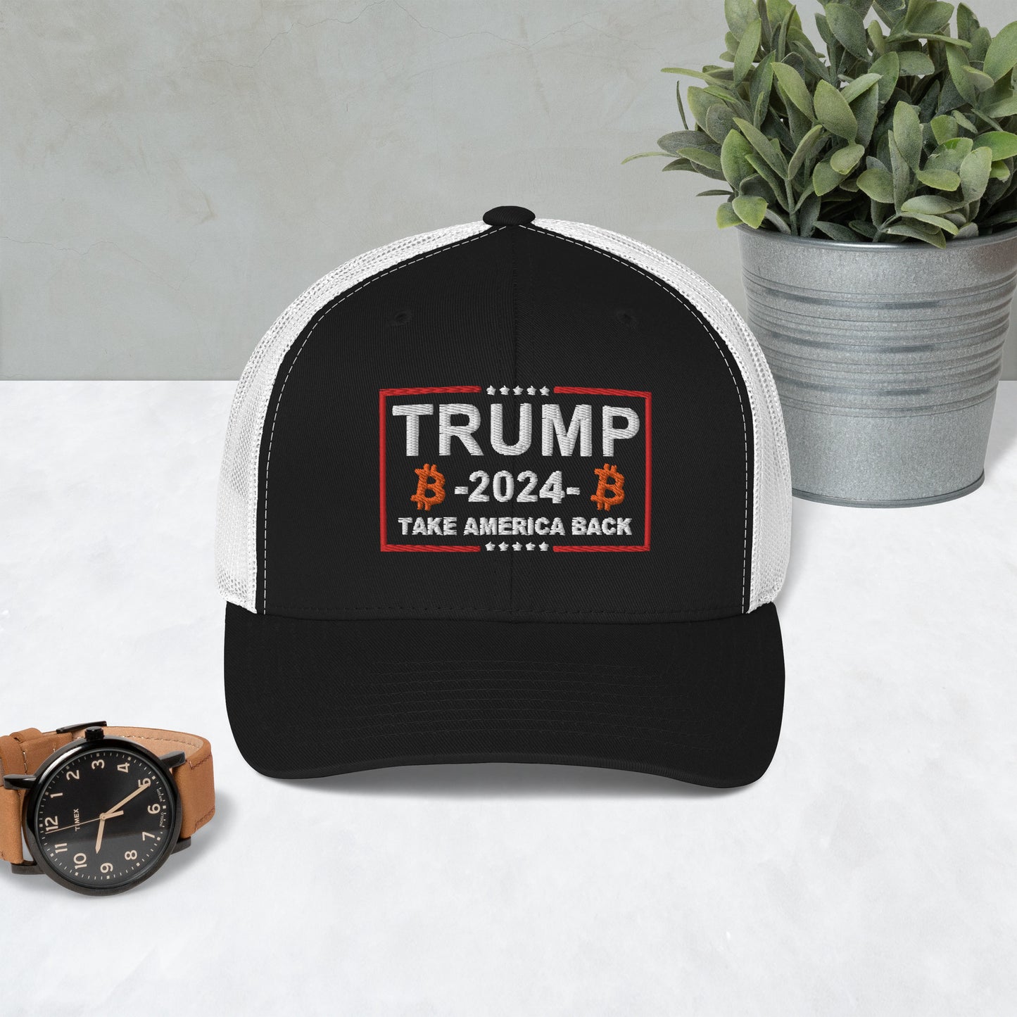 Trump 2024 | Take America Back - Retro Trucker Cap