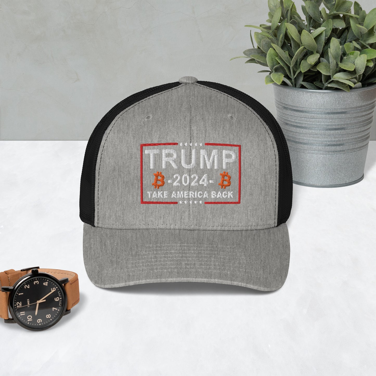 Trump 2024 | Take America Back - Retro Trucker Cap