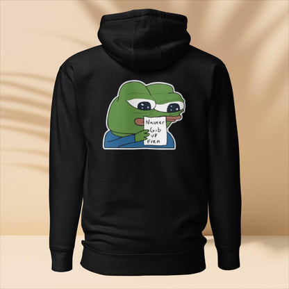 Pepe Naveer Gib Up Fren - Hoodie