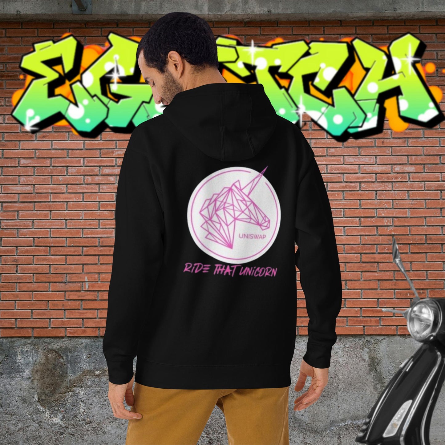 Uniswap Ride That Unicorn - Hoodie