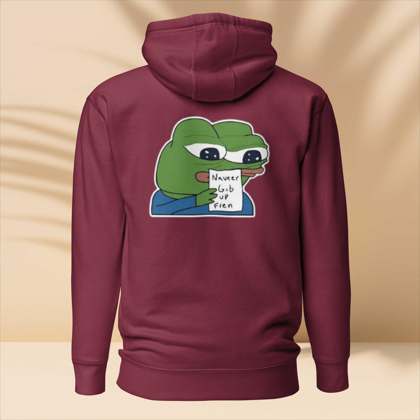 Pepe Naveer Gib Up Fren - Hoodie