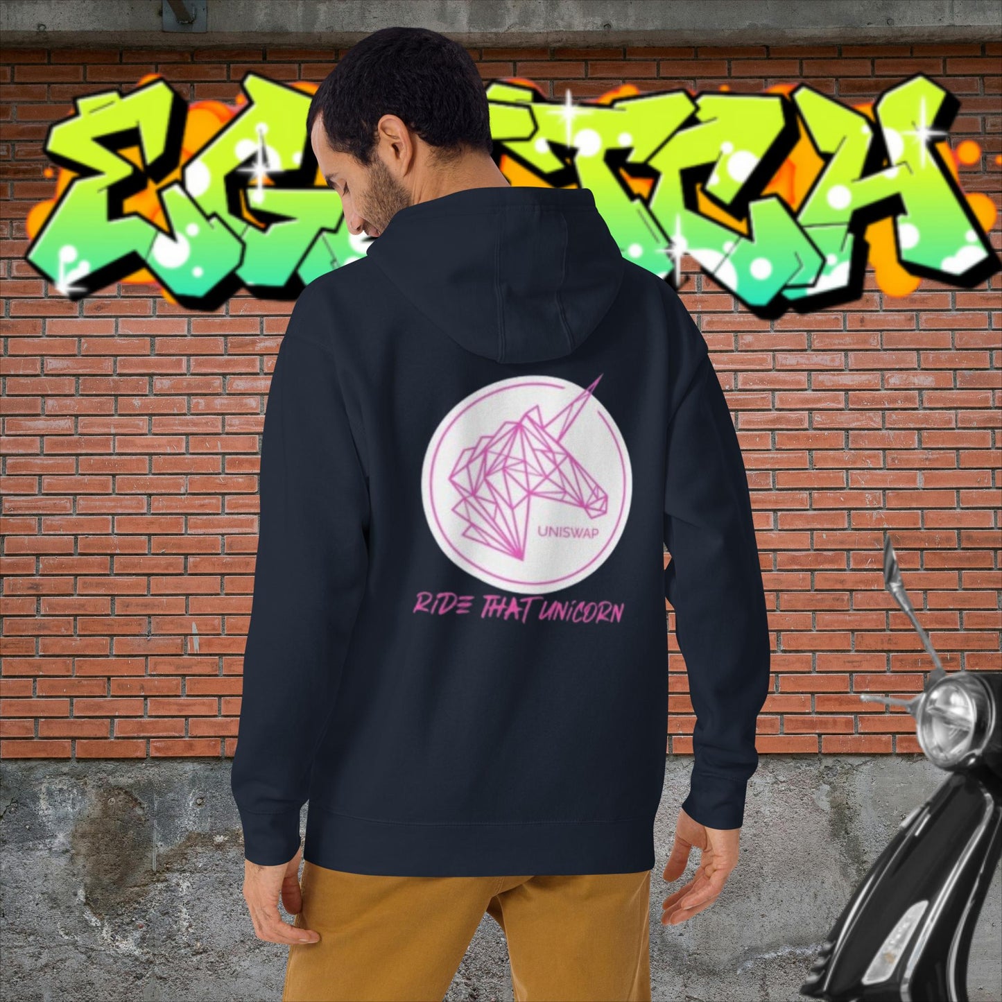 Uniswap Ride That Unicorn - Hoodie