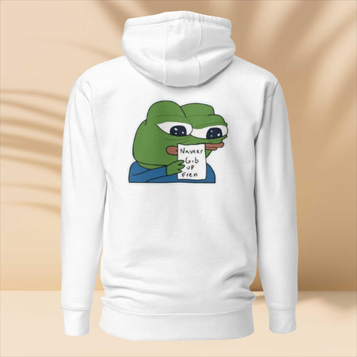 Pepe Naveer Gib Up Fren - Hoodie