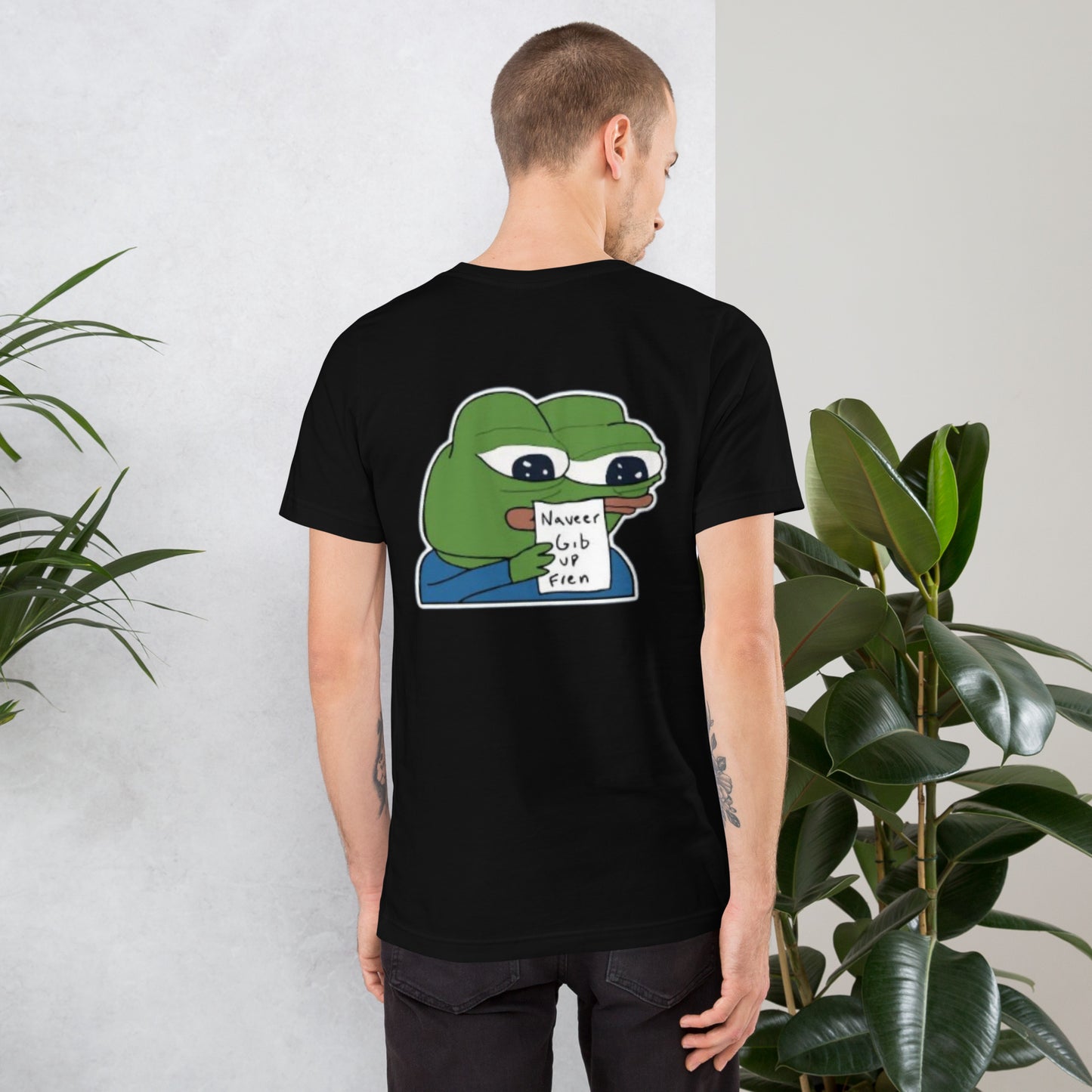 Pepe Naveer Gib Up Fren - T-Shirt