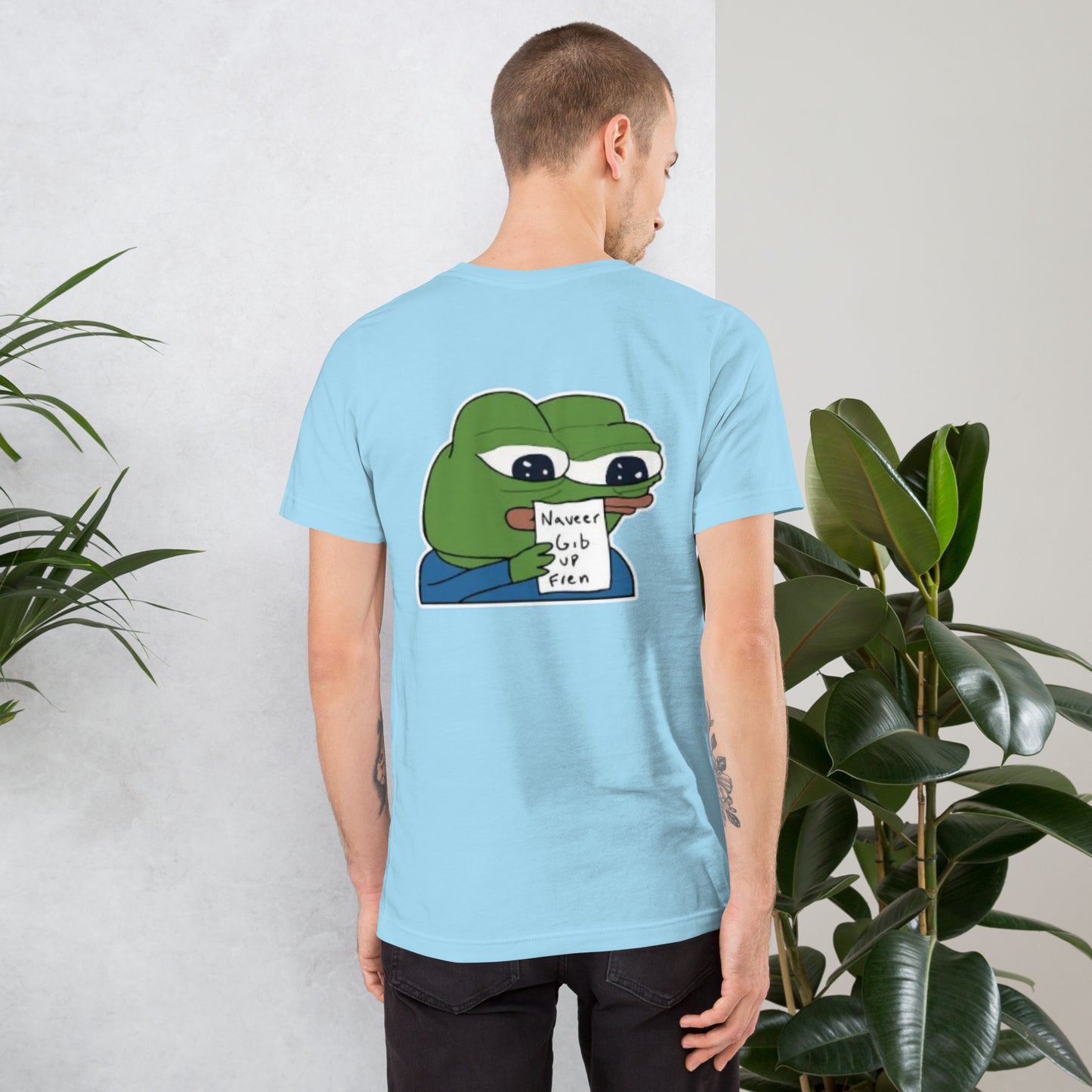 Pepe Naveer Gib Up Fren - T-Shirt