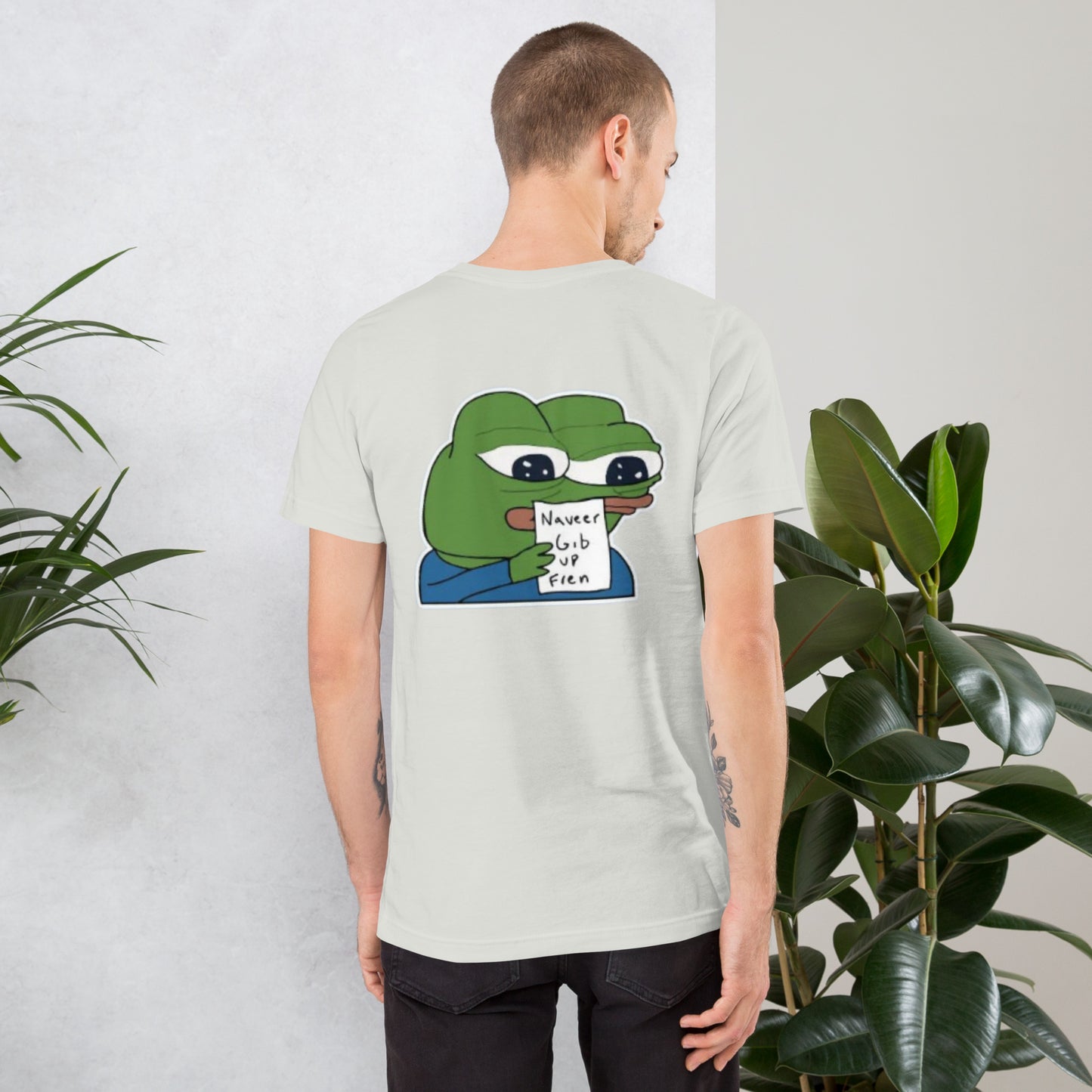 Pepe Naveer Gib Up Fren - T-Shirt