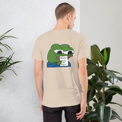 Pepe Naveer Gib Up Fren - T-Shirt