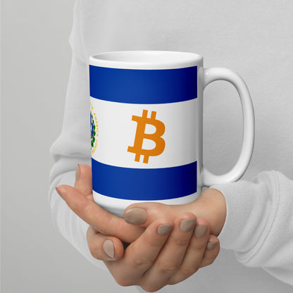 BTC OG | El Salvador - White Glossy Mug