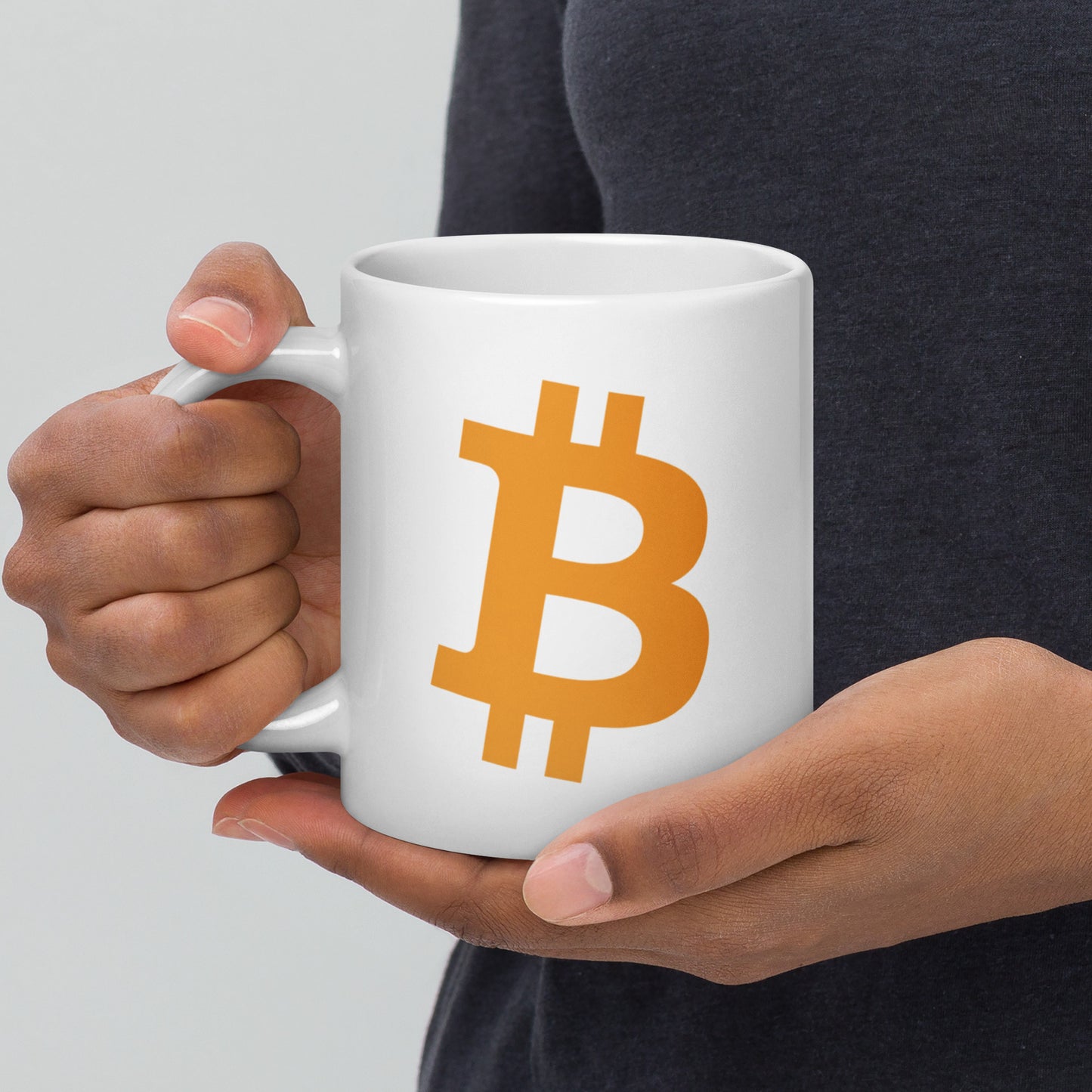 Bitcoin OG 2 Side - White Glossy Mug