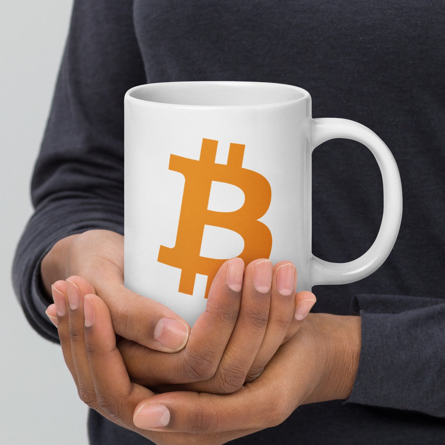Bitcoin OG 2 Side - White Glossy Mug